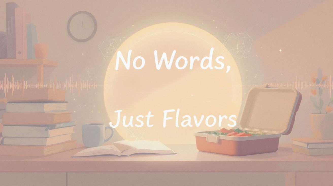 No Words, Just Flavor cover
