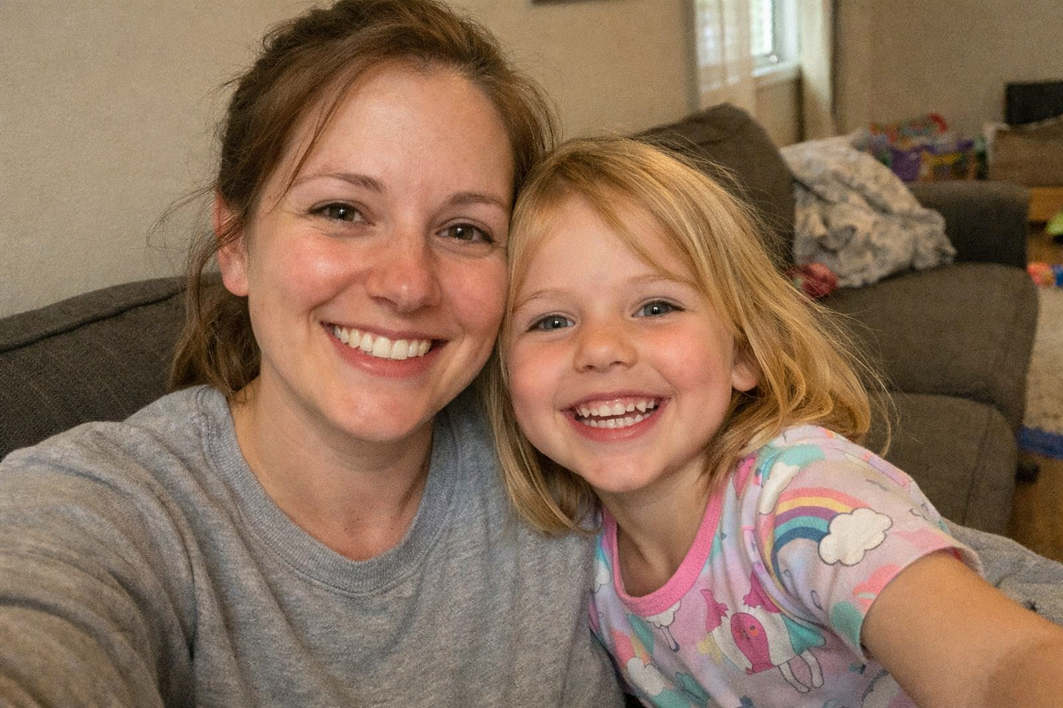 Sarah M and daughter selfie